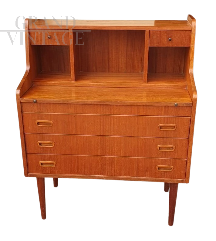 Comò secretaire scandinavo anni '60                            