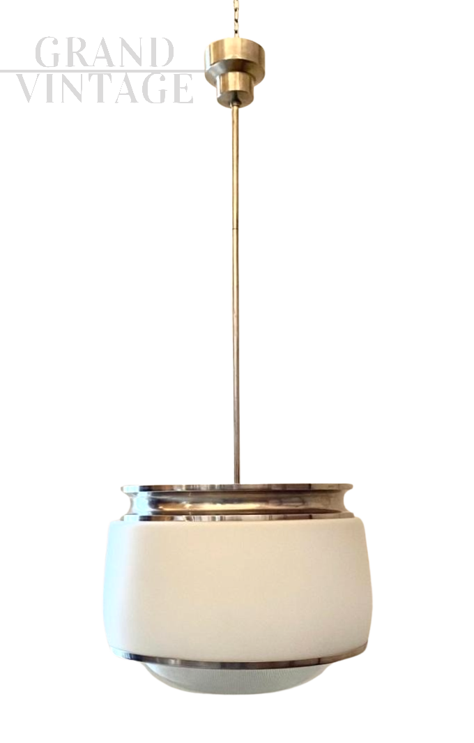 Lampadario Kappa di Sergio Mazza per Artemide, Italia anni '60                            