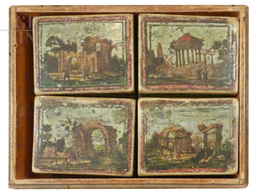 Scatola da gioco del 1700