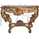 Early 20th century Regency console in gold leaf