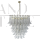 Cascade Murano glass chandelier with 18 lights