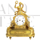 Antique clock from the Directoire period with Psyche in gilded bronze, 18th century France