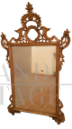 Gilded wooden mirror from 1970s