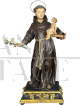 ANTIQUE WOODEN STATUE, ST. ANTHONY, 18TH CENTURY