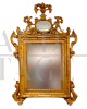 Antique golden Venetian mirror from the Louis XV era