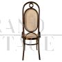 Set di 4 sedie Thonet 207 Long John in noce curvato, anni '70