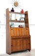 Libreria highboard vintage in stile scandinavo in teak                            