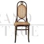 Set di 4 sedie Thonet 207 Long John in noce curvato, anni '70