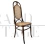 Set di 4 sedie Thonet 207 Long John in noce curvato, anni '70