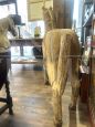 Coppia di sculture cinesi del '700 con cavalli in legno