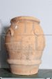 Vaso orcio antico in terracotta di Montepulciano, Siena fine '800                            