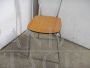 Sedia in formica marrone vintage anni '50