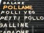 Insegna “Listino prezzi Macelleria”, 1960                            