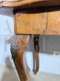Tavolino scrittoio antico di fine '700 con gambe a sciabola