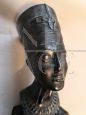 Souvenir d'Égypte - scultura della Regina Nefertiti in bronzo, anni '30                            