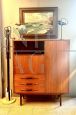 Credenza highboard in teak in stile scandinavo                            