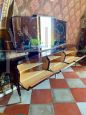 Grande credenza con specchio design di Osvaldo Borsani, anni '50