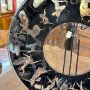 Piatto neoclassico in vetro Vedar Milano, anni '30