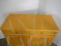 Credenza vintage in rovere laccata gialla, anni '20