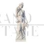 Gruppo di 4 sculture raffiguranti Le Quattro Stagioni in marmo bianco