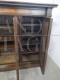 Credenza libreria vintage a tre porte in noce anni '50