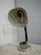 Lampada da scrivania vintage Greco in metallo marrone