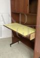 Libreria in teak con scrittoio, anni '60                            