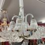 Lampadario Barovier art déco anni '30 in vetro di Murano