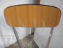 Set di 4 sedie in formica marrone, vintage anni '50