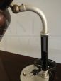 Lampada da scrivania vintage Greco in metallo marrone