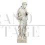 Gruppo di 4 statue raffiguranti Le Quattro Stagioni in marmo bianco