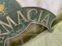 Grande insegna di farmacia anni '40 in legno                            