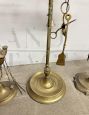 Set di 5 lucerne antiche in bronzo dorato