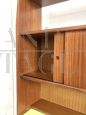 Libreria in teak con scrittoio, anni '60                            