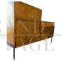 Grande credenza sideboard La Permanente di Cantù in noce e formica