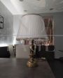 Lampada abat jour vintage Lampart anni '70