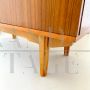 Stipo armadietto vintage in teak in stile scandinavo, Italia 1960