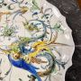Piatto antico in maiolica di Angelo Minghetti, Bologna fine '800