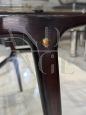 Tavolino attribuito a Ico Parisi con piano in vetro