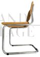 Sedia B32 di Marcel Breuer in legno chiaro e paglia di Vienna