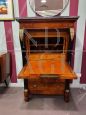 Secretaire Impero dell'800 in noce e piuma di noce                            