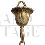 Lampadario in bronzo dorato in stile Impero, primi '900