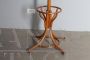 Attaccapanni in stile Thonet anni '40 in faggio curvato