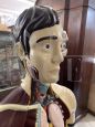 Busto anatomico di uomo vintage anni '60