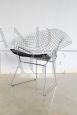 Sedia Diamond Chair con cuscino di Harry Bertoia per Knoll, anni '80