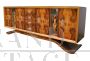 Grande credenza bassa Art Déco con nicchie