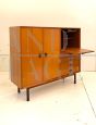 Credenza highboard di George Coslin per FARAM in legno di faggio                            