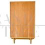 Stipo armadietto vintage in teak in stile scandinavo, Italia 1960