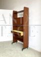 Libreria in teak con scrittoio, anni '60                           