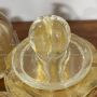 Set profumo art déco in vetro di Murano oro, anni '40                            